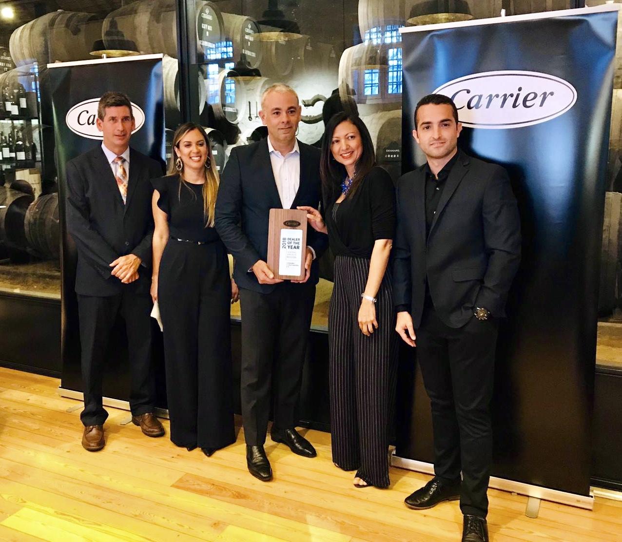  Carrier InterAmerica Awards Dealer Excellence 